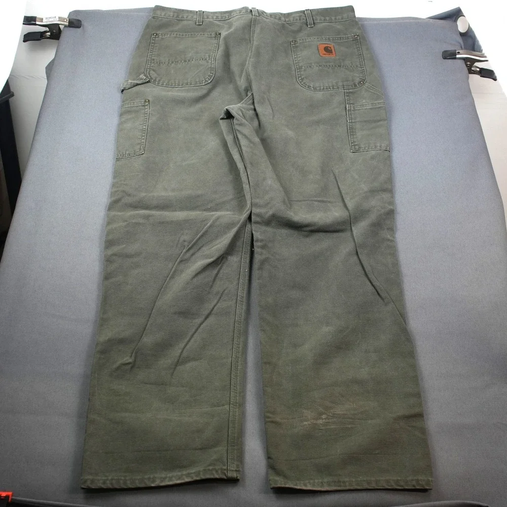 Vintage Carhartt USA B136 Double Knee Work Pants Carpenter Relaxed Actual 40x33
